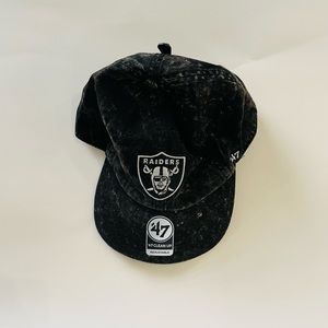 Adjustable NFL Raiders 47 Clean Up Baseball Hat